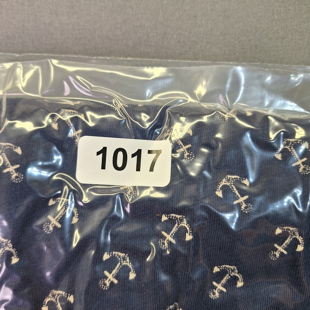 Polo Ralph Lauren Mens XXL Navy Blue Anchor Print Cotton Short Sleeve Polo Shirt - Picture 8 of 8